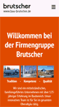 Mobile Screenshot of bau-brutscher.de